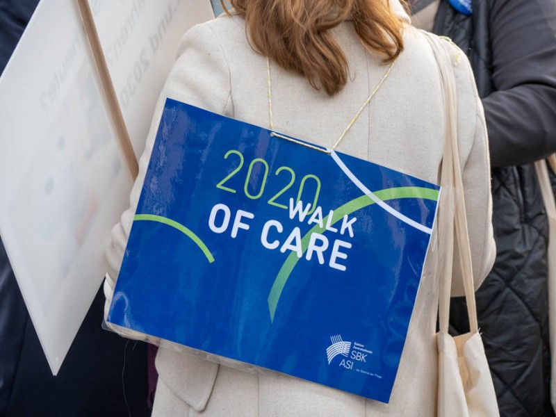 "walk of care" für Recht auf Pflege