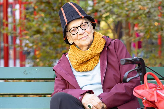 Ein Farbtupfer in der Neustadt